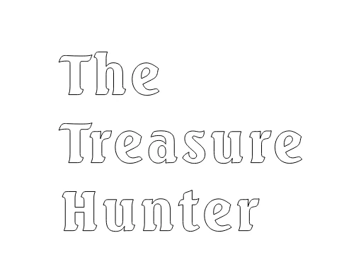 Coreldraw:テキスト、ブロック影適用前