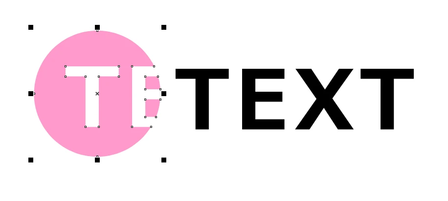 CoralDraw:オブジェクトの切り抜き